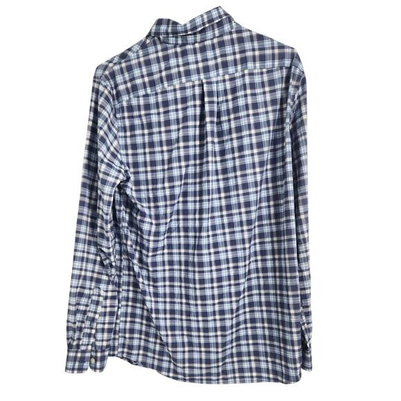 Vineyard Vines Blue Long Sleeve Button Down Plaid Shirt Womens Extra Large XL - Picture 2 of 6
